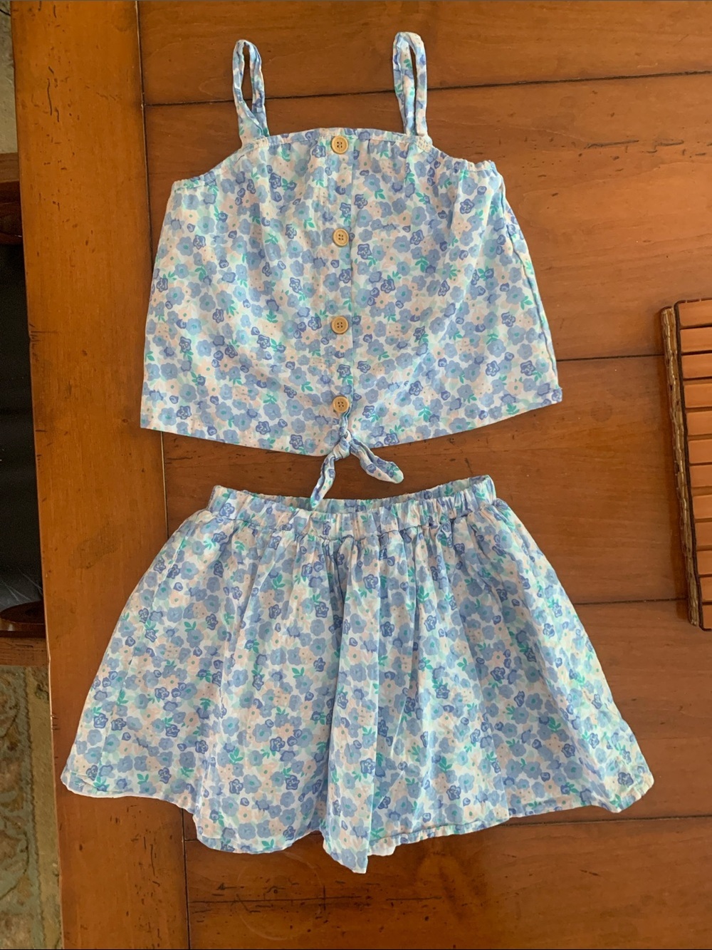 MAX STUDIO KIDS 2 PC SET CAMI & SKIRT COTTON 7 / 8